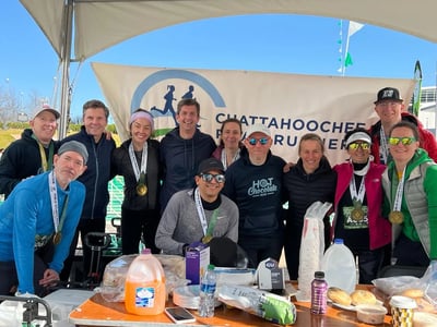 Club members at the Publix Marathon and Half Marathon